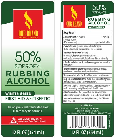 Our Brand Rubbing Alcohol 50 % Wintergreen (Our Brand Rubbing Alcohol 50   Winter Green)